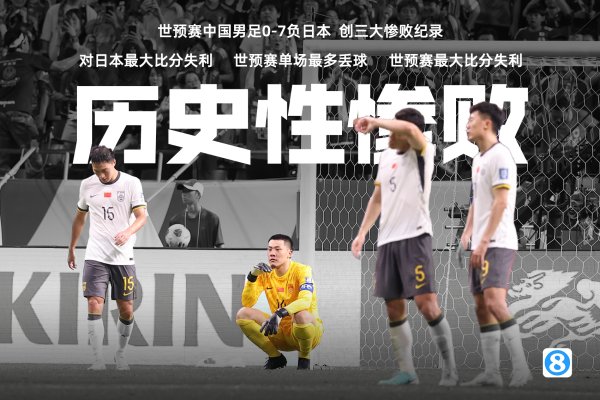 创巨痛仍！1年前的今天，中国男足0-7不敌日本，遇到历史性惨败
