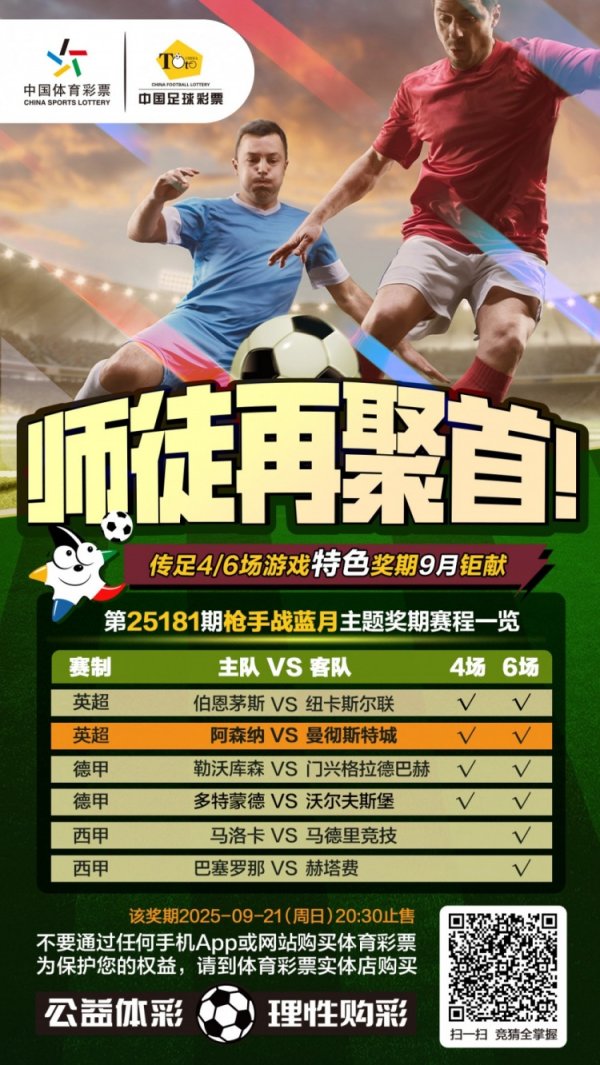 师徒再辘集！传足本性奖期第25181期聚焦枪手战蓝月