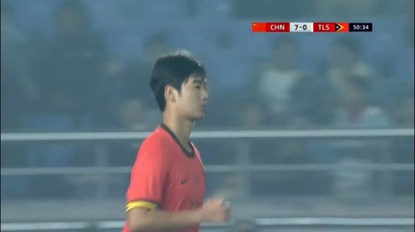 不休手！王贺毅第51分钟替补立功，国少7-0跨越东帝汶